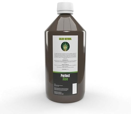 Perfect Aloe – Jugo de Aloe Vera Ecológico 1000ml, Apoyo Digestivo Natural, Desintoxicante y Antiinflamatorio, Favorece la Salud Intestinal, la Hidratación y Bienestar General