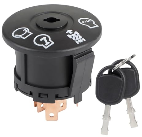 SWAWIS Contacteur à Clé Contacteur à Clé Tracteur à Gazon 7 Pôles AYP | Compatible avec AYP Craftsman MPN Delta 532193350 193350 6900 49P1 Tracteur à Gazon Tondeuse à Gazon Tracteur