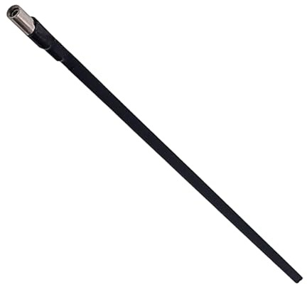 Stahl Gitarren Halsstab 380mm 2 Wege Verstellbar für Reparaturen | Schwarz, Modell Gh152, Geeignet für Gitarrenbau und Justage, Zwei Stück Ausführung mit Präziser Einstellung