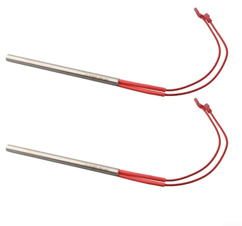 2 accenditori luminosi per stufe a pellet Nemaxx P6, P9 e P12, diametro 9,5 mm, lunghezza totale 150 mm