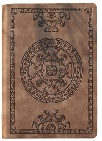 Anteckningsbok i generiskt läder A5, 288 sidor A5-dagbok i A5-format, vintage resedagbok för fotoalbum, anteckningsbok och scrapbook, dagbok, personliga arrangörer för resor, affärer, arbete