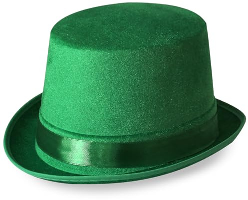 Wildarms Schwarzer Zylinder für Herren, schwarzer Magier-Partyhut für Erwachsene, viktorianisches Kostüm, Hüte für Cosplay, Halloween, Karneval