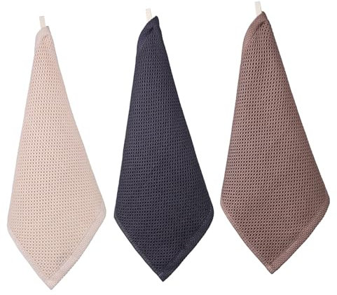 TIDTALEO 3piezas Paños Delicados De Cocina De Algodón Paños para Lavado Toallas para Secar Platos