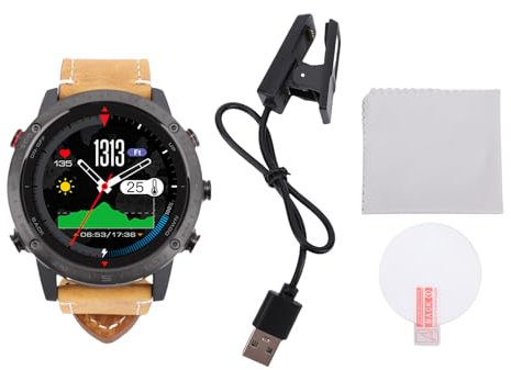 Keenso Smartwatch Sportivo da 1,3 Pollici, Smart Orologio da Uomo, con Sensore di profondità e Barometro per il Fitness, le Immersioni, la Corsa