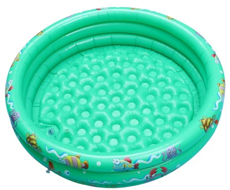 ibasenice Piscine Bouée Gonflable pour Garçon Fille Et Adultes Matelas à Eau Piscine Eau Vert