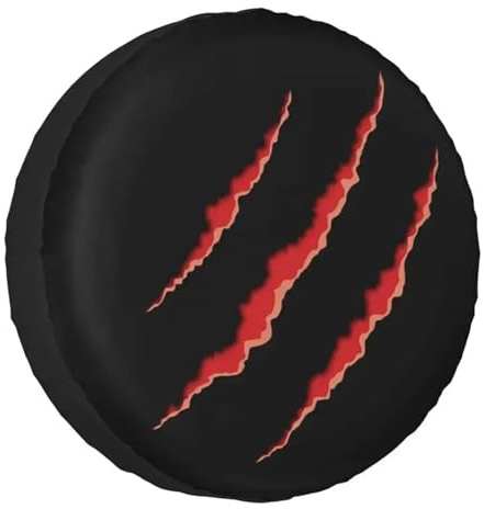 VMDVBNA reifentaschen Reifenschutzhülle Wolf Claw for Anhänger und Pkw(14 inch)