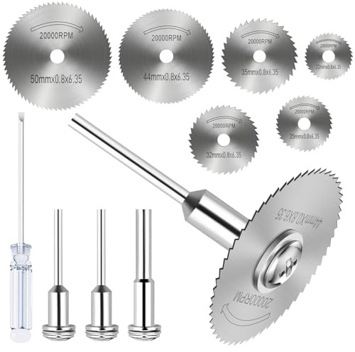 Rotary Drill Saw Blades for Dremel Rotary Tool, 9Pcs Set