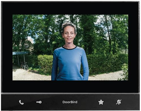 DoorBird A1103 IP Video Innenstation Black Edition | Inneneinheit für IP-Video-Türsprechanlage mit Display, WLAN, LAN