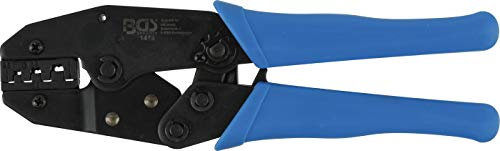 BGS 1419 | Pince à sertir et dénuder avec fonction cliquet | pour cosses de câble non isolées | 0,5-6 mm²