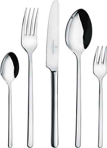Picard & Wielpütz 446211 Besteck Garnitur Ventura, 72-teilig für 12 Personen Gemischte, Edelstahl, Silber