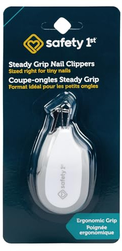 Safety 1St Steady Grip Infant Nail Clipper, Sea Stone Aqua