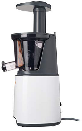 Kenwood JMP400WH PureJuice Estrattore di Succo a Freddo, Centrifuga Slow Juicer con passino, funzione risciacquo, salvagoccia, contenitore raccogli polpa 1,3L, contenitore succo 1L, Bianco