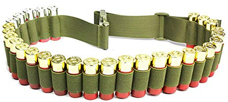 Gexgune 120 * 5CM Tactical 27 Shortgun Shell Bandolier Cintura 12 Gauge Proiettile Munizioni Sacchetto di Combattimento Caccia Cartuccia Cintura (3 Colori opzionali)