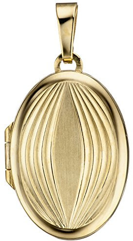 Jobo Damen-Medaillon aus 14 Karat 585 Gold zum Öffnen für 2 Fotos