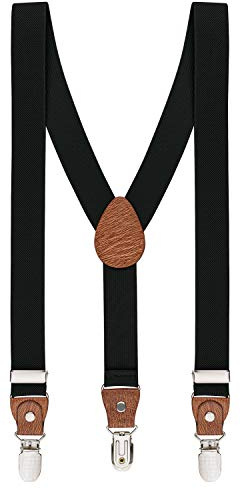 BomGuard Bretelle bambini altezza 90–125 cm – Nero