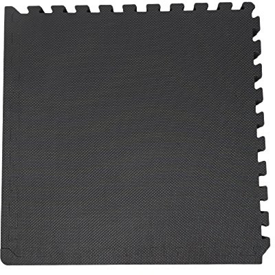 Bodenschutzmatte Fitness 63 * 63 cm, EVA-Schaum-Sport-Fitness-Matte, 12 mm Dicke Gummimatte, für Garagenküchen-Fitnessstudio-Boden