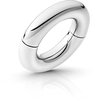 Teilbarer Donut Eichelring aus Edelstahl Cockring Penisring Glans-Ring Intimschmuck Erotik Penis Ring Glansring Männer (Innen-Ø: 19 mm)