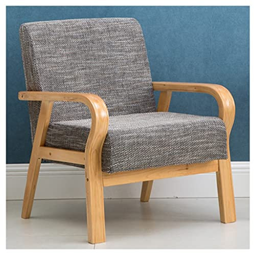 Sessel Schlafzimmer, Stühle Wohnzimmer Bequem, Mid-Century Modern Accent Chairs Gepolstert Mit Holzrahmen Armlehne Einzelsofa Stuhl Clubsessel Für Schlafzimmer Büro Einfache Montage ( Color : Style3 )