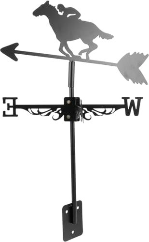 Girouette décorative en métal pour cour, indicateurs de direction du vent, décoration de jardin, girouette, peinture en acier inoxydable, alliage de zinc