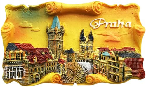 3D Prag Tschechische Republik Souvenir Kühlschrankmagnet Kühlschrank Dekoration Magnet Handwerk
