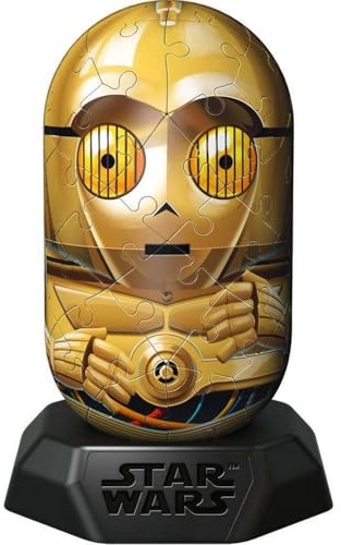 Ravensburger Hylkies: Star Wars Sammelfiguren zum selbst zusammenbauen - Figur #21 - C-3PO - Aufbauen, Verlieben, Sammeln - Mini-Figuren für Fans von Star Wars