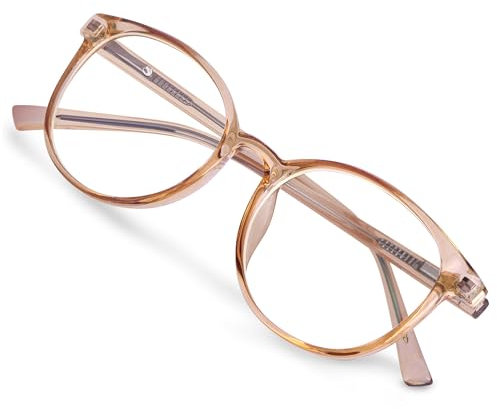 Ymmott Lunettes lumière bleue pour femmes, lunettes pour ordinateur sans correction, protection optimale, transparentes