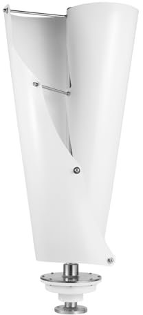 Windkraftanlage Vertikale Windturbine Windgenerator 400w 12v, Windturbinengenerator Windkraftanlagen 24-Stunden-Versorgung, 3-Phasiger Wind Turbine Generator Kleinwindkraftanlage