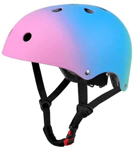 LeapBeast skateboardhjälm, cykelhjälm, ventilation | säkerhet | lätt | skateboarding hjälm för cykel, skateboard, skoter, BMX, barn vuxna