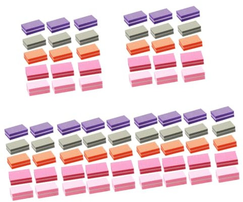 Ipetboom 250stücke Nagelfeilen Schwammblock Hochwertige Nagelbuffer Für Maniküre Und Nagelkunst Für Zuhause Und Salon Farben