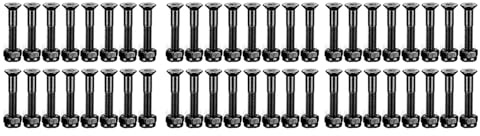 NJTHNTJR Lot de 48 vis de montage pour skateboard de 2,5 cm