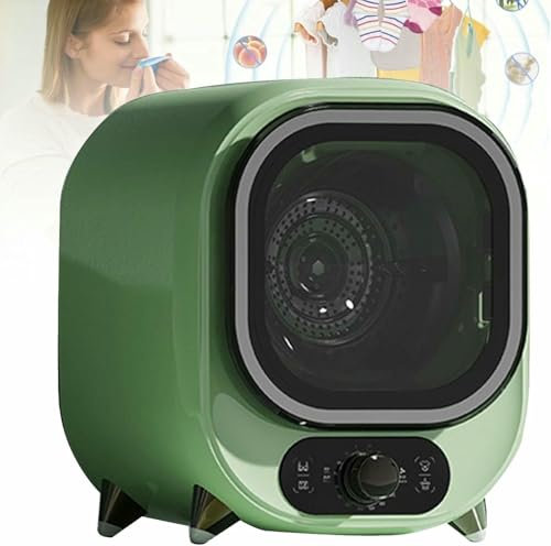 VYUJHNBG Piccola asciugatrice Portatile, asciugatrice a condensazione, asciugatrice ventilata, asciugatrice centrifuga compatta, per bancone o Appartamento, casa, dormitorio, Camper