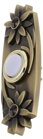 Holibanna Interruttore Retro per con Luce Pulsante Decorativo Montato Muro Hotel e Ufficio Stile Vintage Facile Installazione e Design Elegante