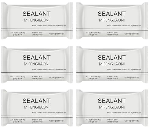 Sellador De reparaciónDe Pared: Relleno De Arcilla De, Lodo De Sellado De Orificio Impermeable, Masilla De reparaciónDel Hogar | 6 PCS Bloques De reparaciónDe Paredes Para Orificios De Aire A