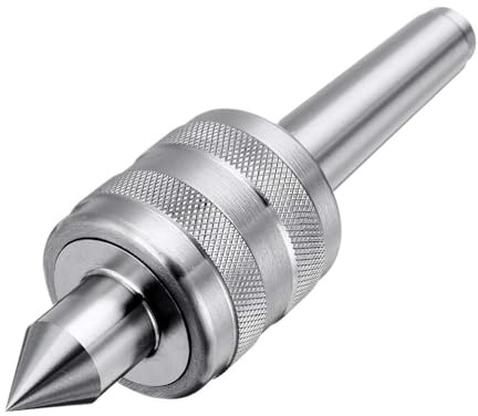 LAXALO MT2-Drehbank-Live-Center for CNC-Fräser-Drehbankwerkzeug, Dreifach-Lager-Kegelwerkzeug for Metall-Holz-Drehbank, 1 Stück