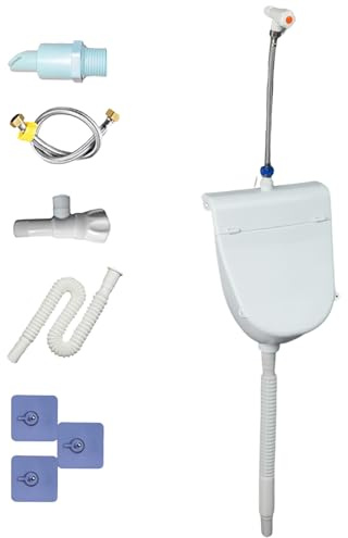 SVCEQZE Urinoir Extérieur pour Jardin - Dispositif Murale De Dérivation D'Urine Pour Extérieur - Urinoir Étanche avec Couvercle Anti-Débordement pour Garçon Homme Camping