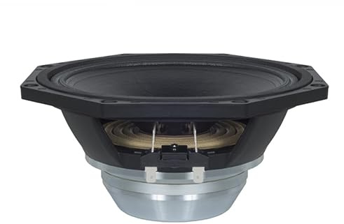 B&C Speakers 8NW51 8-inch Neo Mid Bass Woofer Cone TWP Waterproof Both Sides LF Drivers 2 Ventilated Copper Voice Coil Gap 200 Wrms 400 Watts Peak Audio PA System 8 Ohm