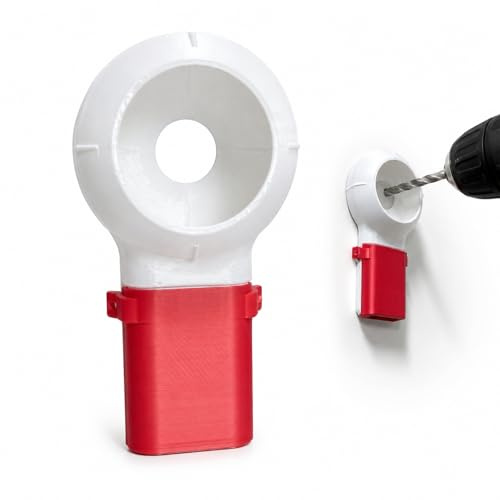 molicorl Drill Dust Collector, Dust Catcher Bowl and Drilling Guide Accessory for Walls and Ceilings, Hands-Free Debris Collection Tool for Adult DIY, Decorating and Home Repairs