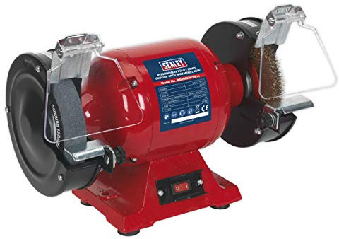 Sealey Bg150Xw/99 Bench Grinder 150Mm with Wire Wheel 450W/230V Heavy-Duty
