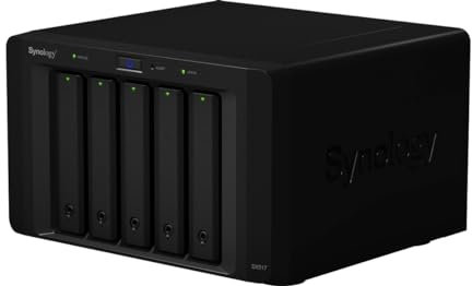 Synology DX517 Festplattengehäuse Schwarz