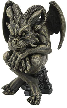 Pacific Giftware 6 inches Gargoyle Resin Tabletop Statue Sculpture Figurine