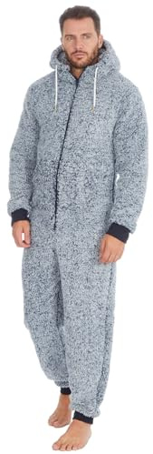 Undercover Mens Cargo Bay Sherpa Onesie 31B1492 Navy L-XL