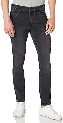 Wrangler Uomo Larston Jeans, Nero (Like A Champ), 34W / 32L