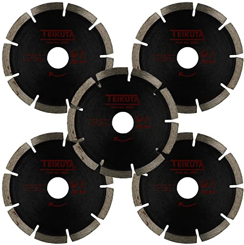 115mm x 8mm Diamond Mortar Raking Disc Pointing Disc Blade Masonry 5pk