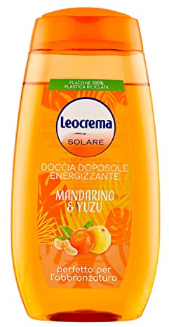 Leocrema Solare Doccia Doposole Energizzante Mandarino & Yuzu, 300 ml