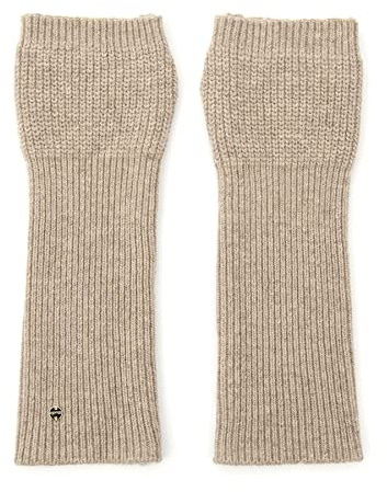 UNDERCONTROL Signature Gold Label Handy-Handschuhe, Kaschmir, weich, gestrickt, fingerlos, kurz, wärmend, Korea, Hochwärmer