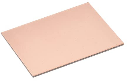 YOKIVE 10Stk PCB Kupfer Verkleidet Brett FR4 Einseitig Leere Leiterplatten Groß für Elektronische Hobbys Ätzen Schaltung Projekte (70mmx50mmx1mm)