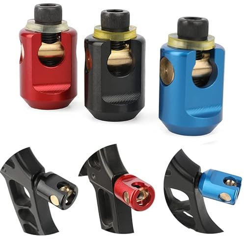 HNZMDY Bogenstabilisator Quick Disconnect Bogenschießen Stabilisator Stecker Adapter Balance Bar Montagehalterung Einstellbar für Recurve Compound Bogen