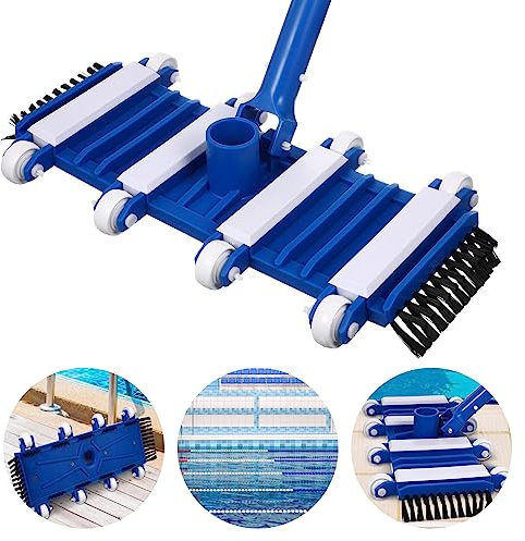 Piscina con Ventosa De Cepillo Cabeza De Aspiradora De Limpieza Limpiafondos Manuales para Piscinas Aspiradora De Piscina De Delfines Cabeza De Vacío Plastico PP Delfín Sin Cable