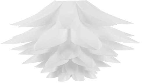 OSALADI Lotus Lampenschirm 19.69In Diy Pendelleuchte Puzzle Deckenleuchte Moderner Lampenschirm Für Wohnzimmer Schlafzimmer Ambientebeleuchtung