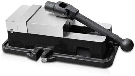 PMZZHUPVR 4 Zoll Schraubstock Industrieller CNC-hydraulischer Tischschraubstock Winkelfester Schraubstock Hochleistungs-Flachzange mit Basis